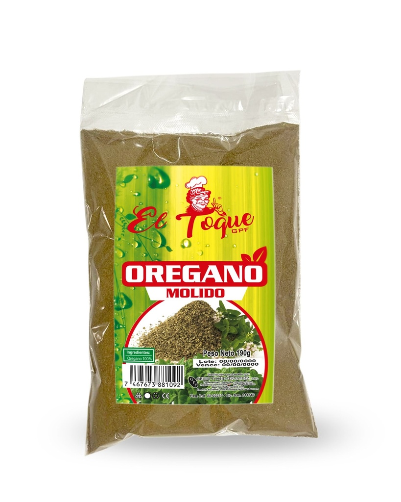 OREGANO MOLIDO 190G (L)