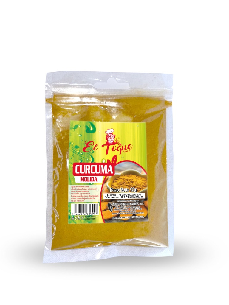 CURCUMA MOLIDA 12G (Y)